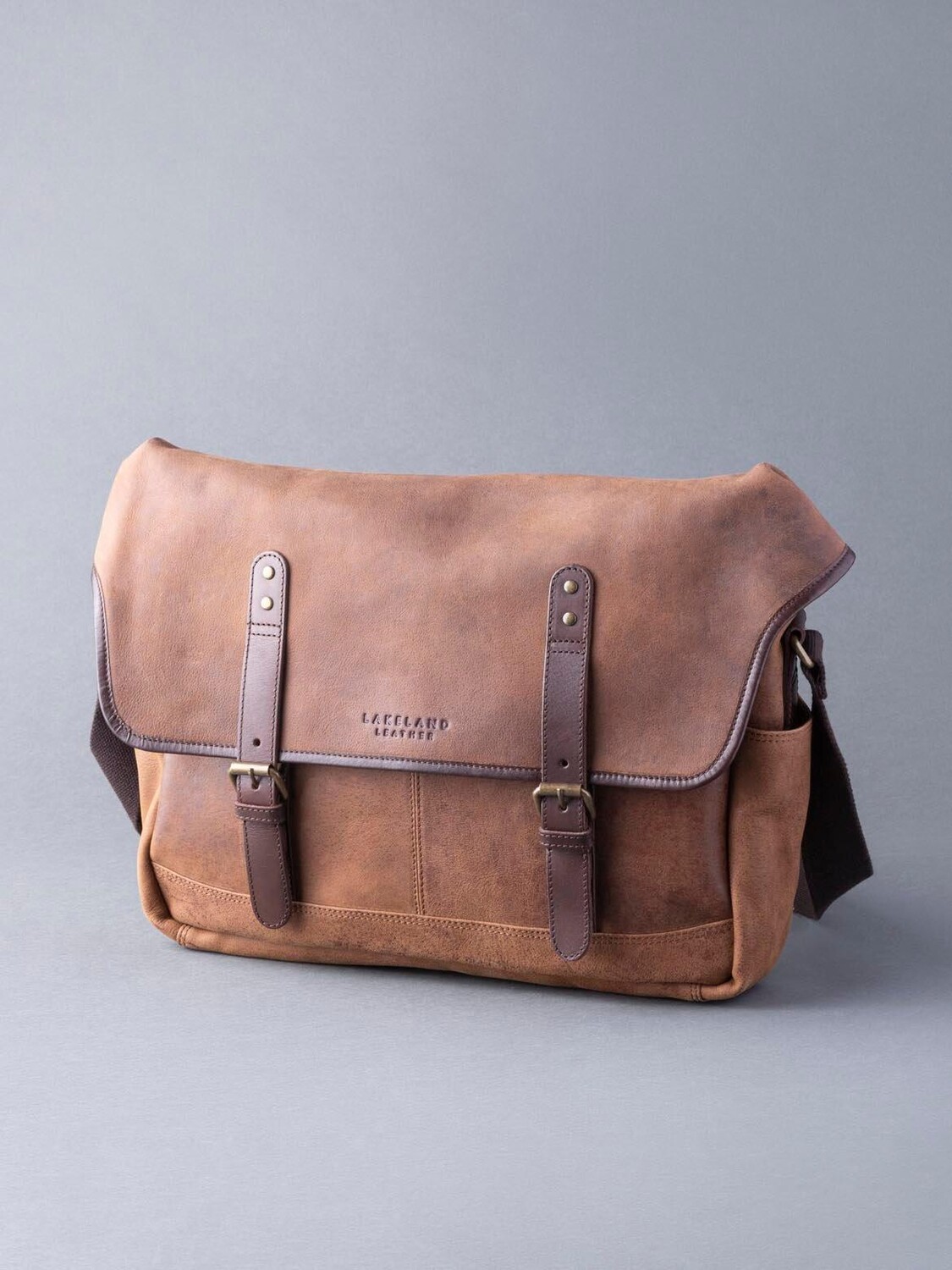 

Кожаная сумка-мессенджер 'Hawksdale' Lakeland Leather, коричневый