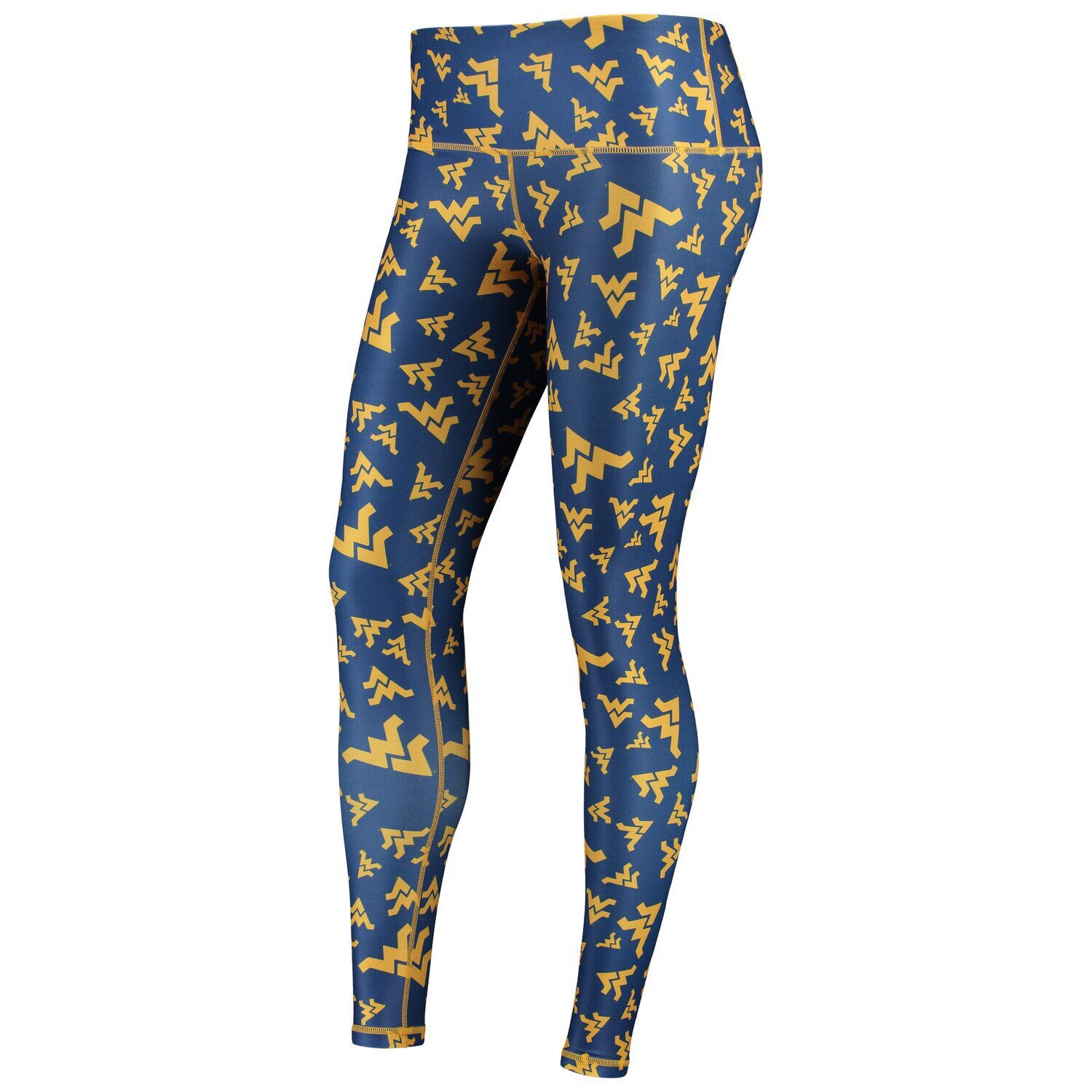 

Женские многослойные леггинсы ZooZatz Navy West Virginia Mountaineers