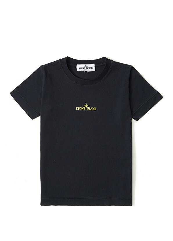

Темно-синяя футболка с логотипом для мальчика Stone Island