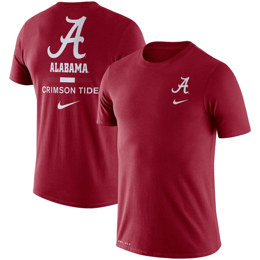 

Футболка с коротким рукавом Nike Alabama Crimson Tide, малиновый