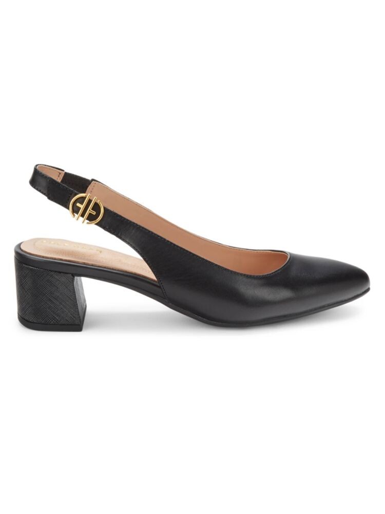 

Популярные кожаные туфли с ремешком на пятке с тиснением Cole Haan, черный