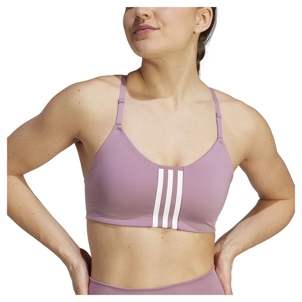 

Спортивный бюстгальтер adidas Aeroimpact Light, розовый