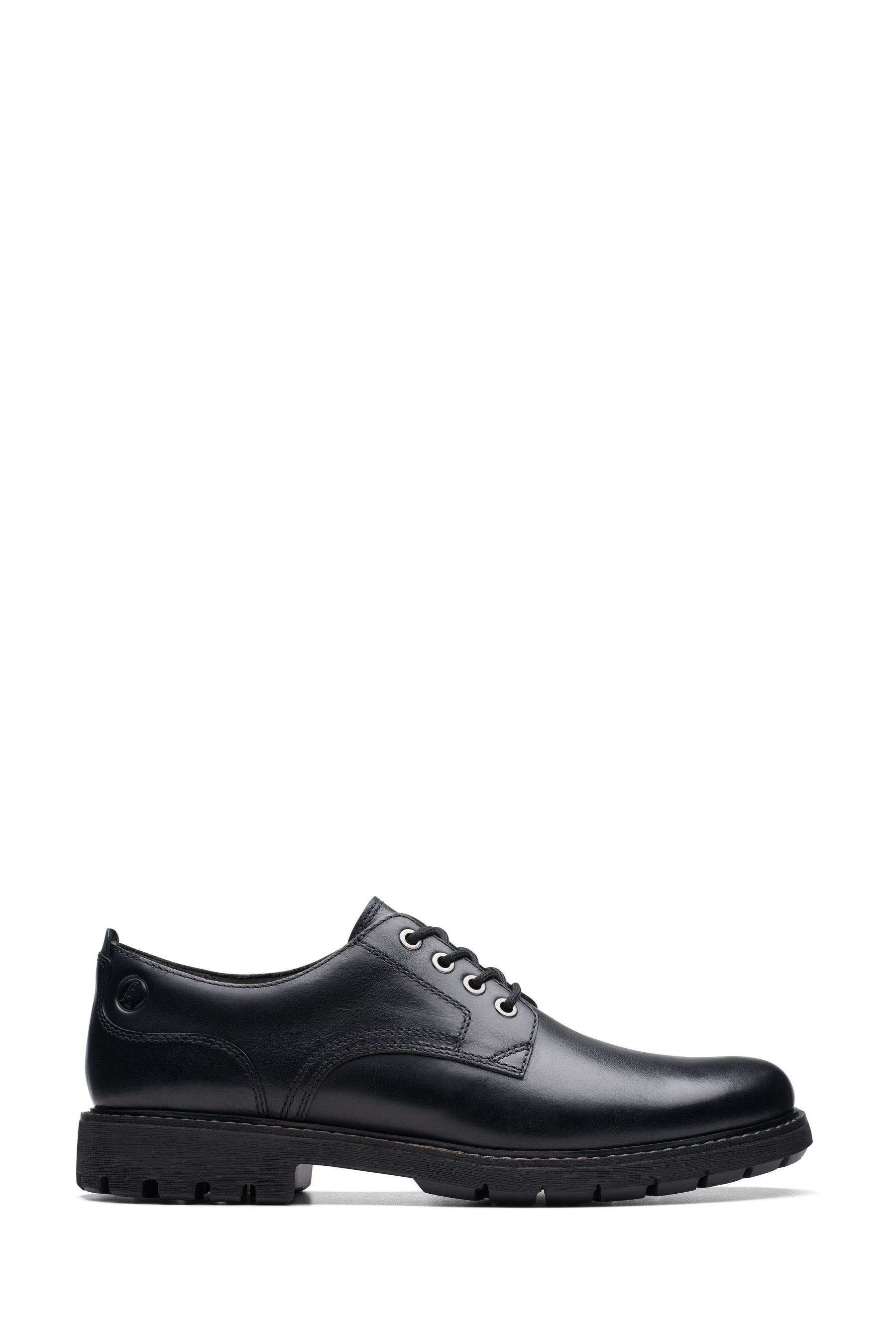 Кожаные ботинки Batcombe со шнуровкой Clarks, черный