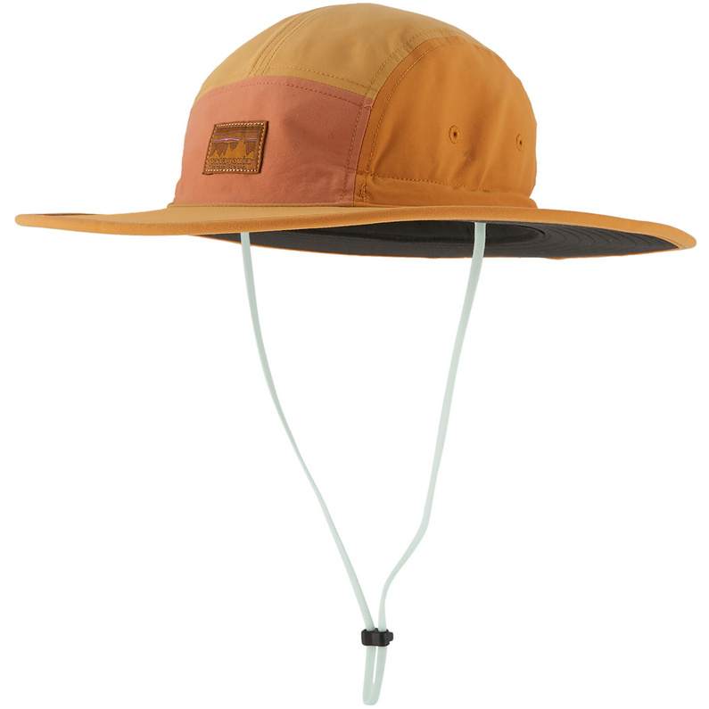 Шляпа Quandary Brimmer Patagonia, желтый новая модная шляпа malbon с вышивкой солнцезащитная шляпа многофункциональная спортивная шляпа для гольфа