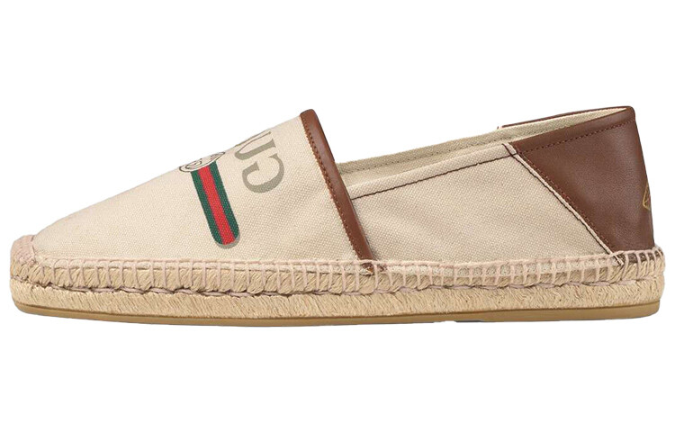 

GUCCI Эспадрильи Gucci с логотипом, цвет Коричневый
