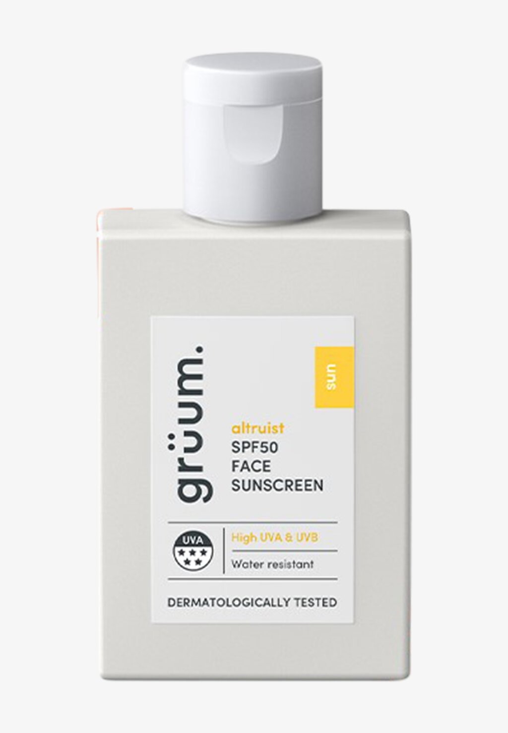 

Солнцезащитный крем Spf50 Face Sunscreen grüum, цвет neon yellow
