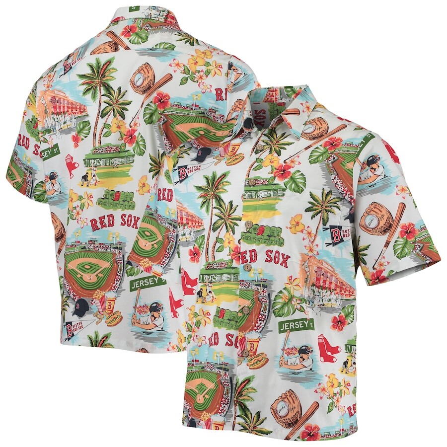 

Рубашка Reyn Spooner Boston Red Sox, белый