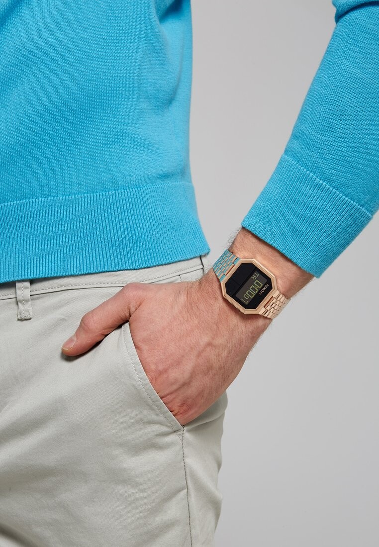 

Цифровые часы RE-RUN Nixon, цвет rose gold-coloured