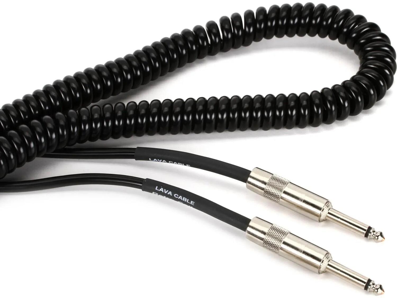 

Лавовый кабель LCSCB Super Coil, прямой к прямому инструментальному кабелю — 35 футов, черный
