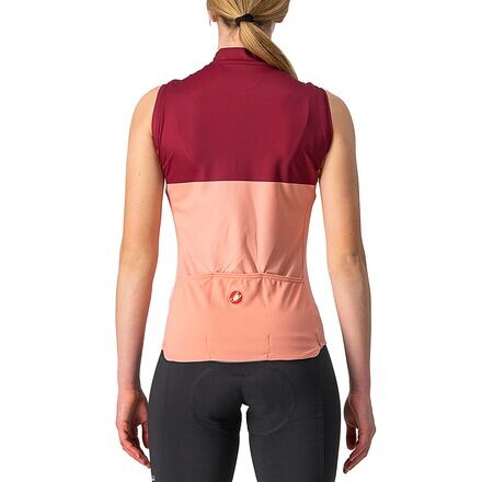 

Джерси без рукавов Velocissima женский Castelli, цвет Blush/Bordeaux