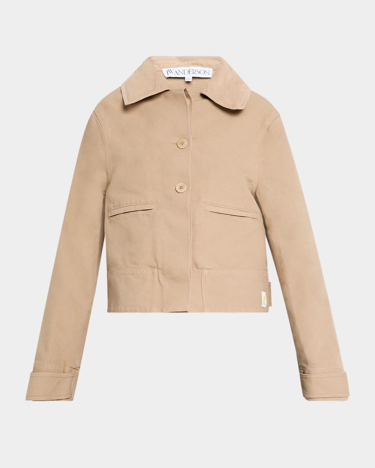 

Укороченная рабочая куртка Jw Anderson, цвет Cream