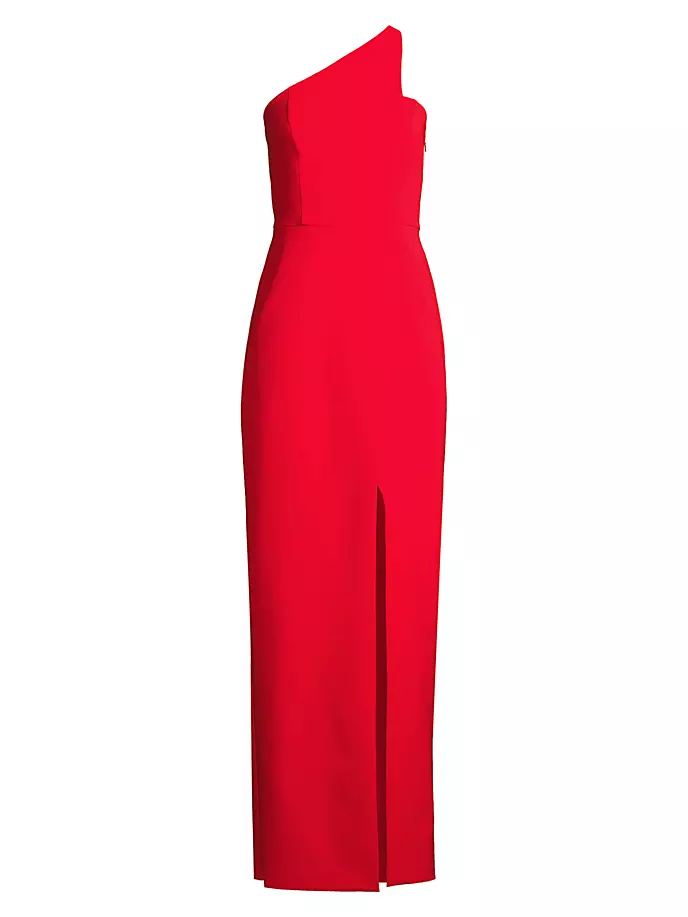 Платье из крепа на одно плечо Liv Foster, красный лампочка uniel led l60 6w flame e27 fr pld01wh red flame