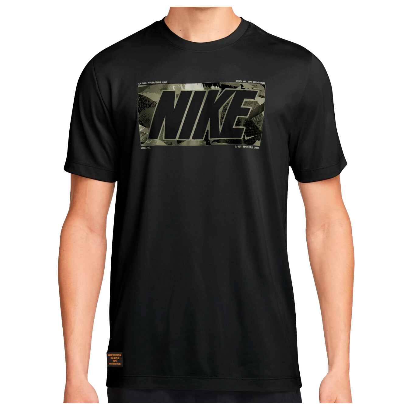 

Функциональная рубашка Nike Dri FIT Fitness T Shirt, черный