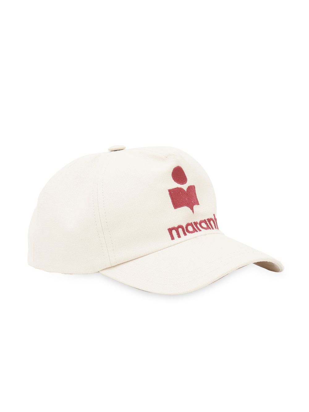 Бейсболка из парусины с логотипом Tyron Isabel Marant, красный бежевая спортивная кепка tyron isabel marant