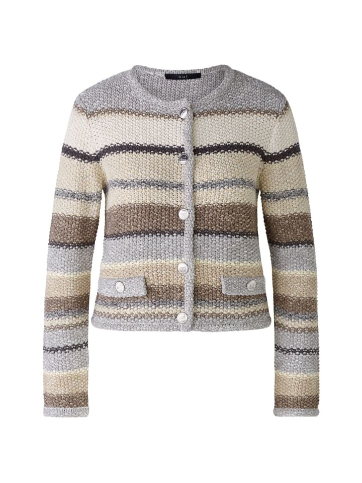 

Кардиган Oui Strickjacke, цвет lt stone taupe