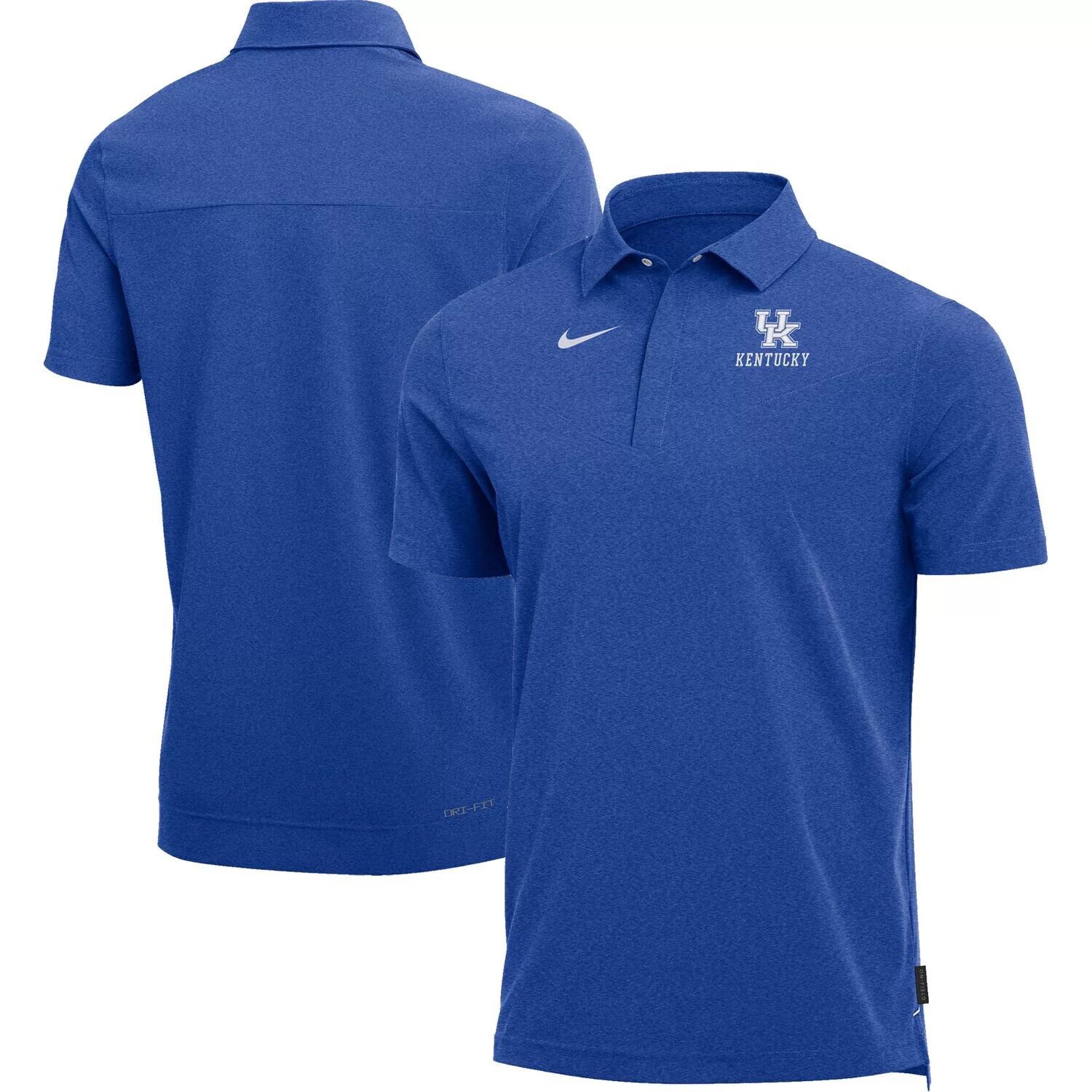 

Мужская футболка-поло Nike Heathered Royal Kentucky Wildcats 2022 Coach Performance