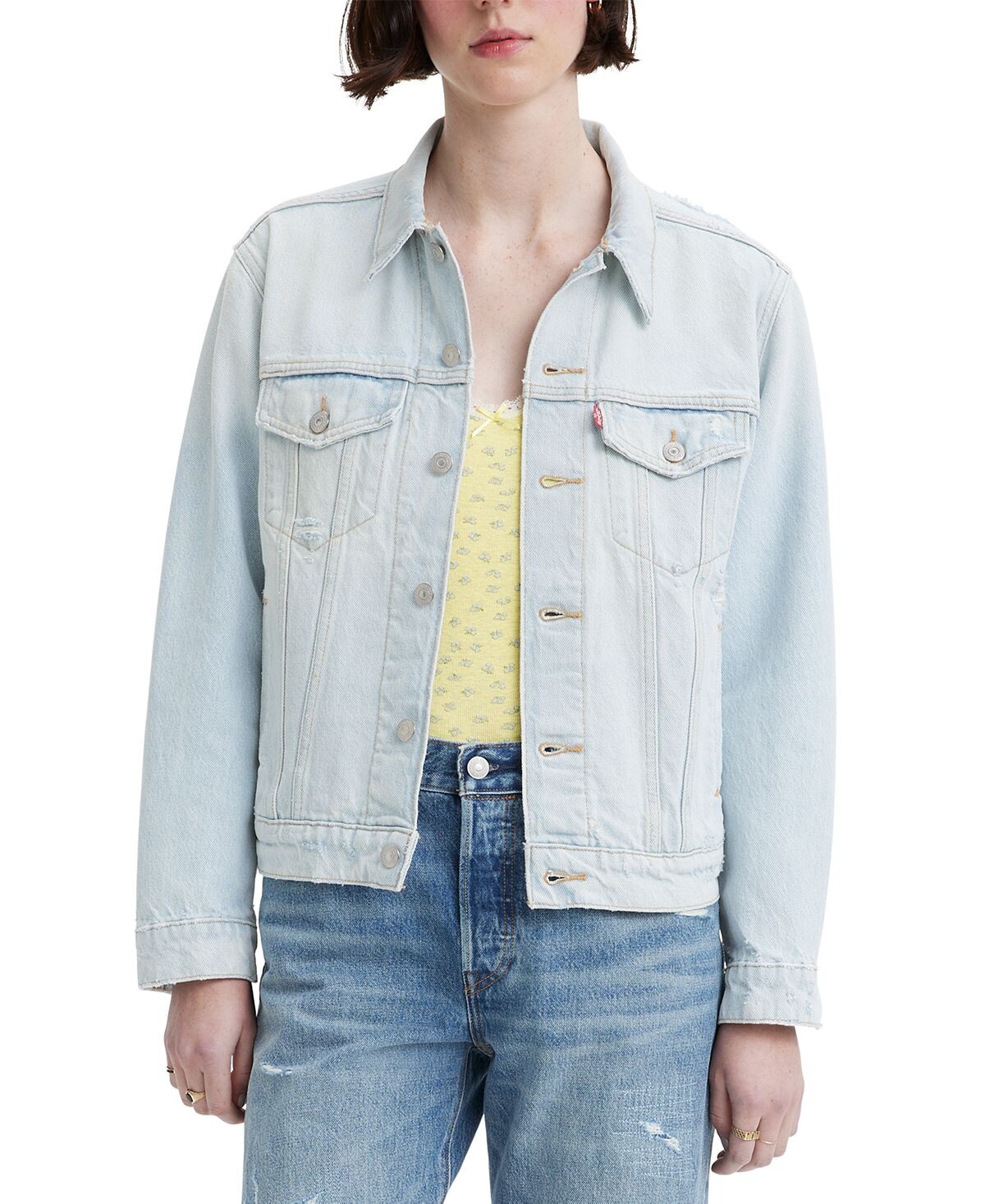 

Женская хлопковая джинсовая куртка Ex-Boyfriend Trucker Levi's