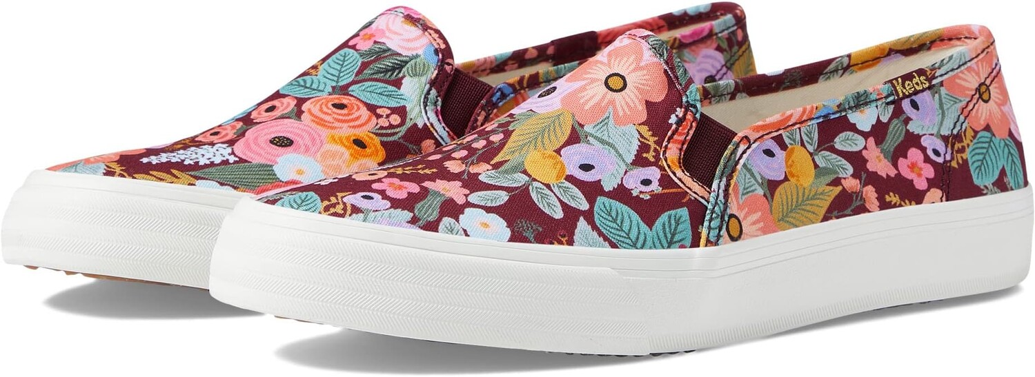 

Кроссовки Keds x Rifle Paper Co. - Double Decker Garden Party Keds, цвет Burgundy