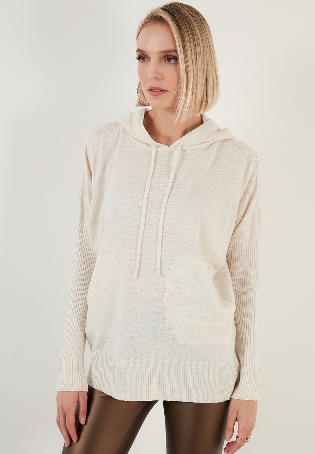 

Толстовка с капюшоном Regular Fit LELA, цвет ecru