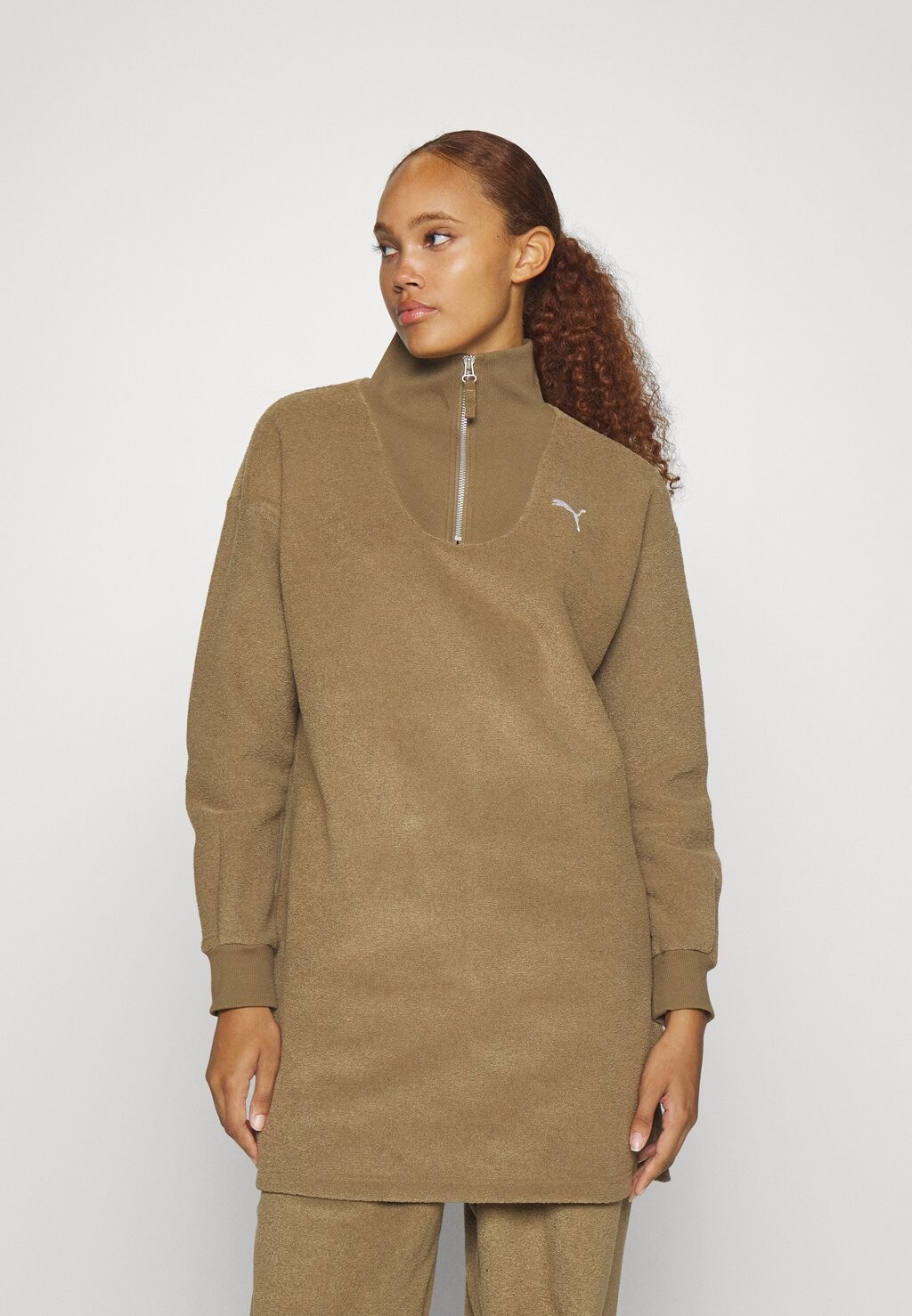

Флисовая толстовка Puma, коричневый