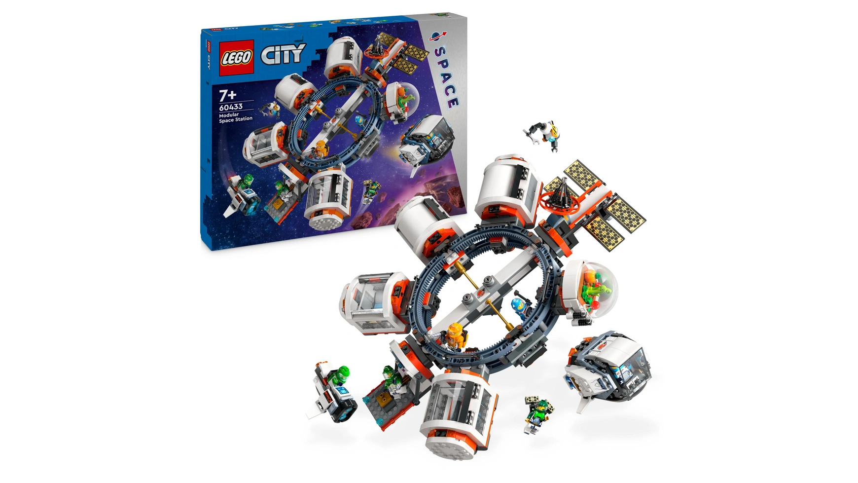Lego City Модульная космическая станция конструктор lego city 60227 лунная космическая станция 412 дет