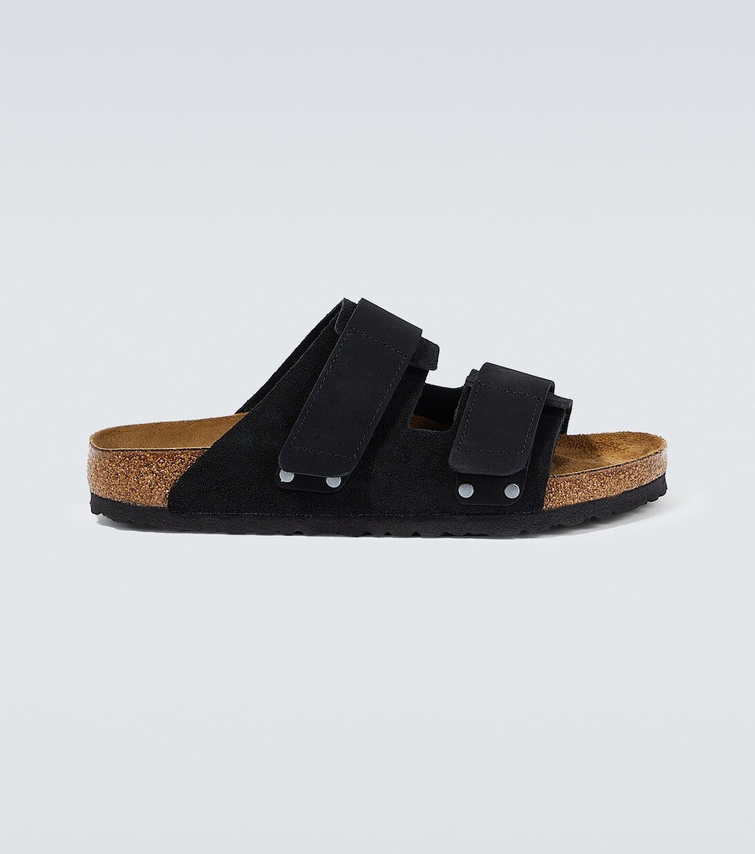 

Сандалии Uji из нубука и замши Birkenstock, черный