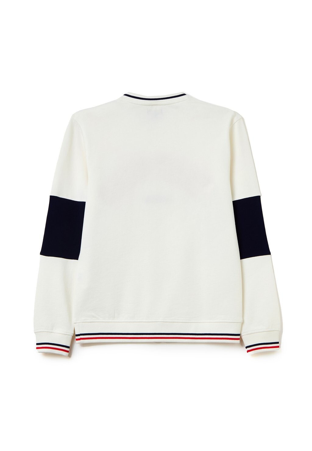 

Толстовка With Lettering Embroidery And Round Neck OVS, белый