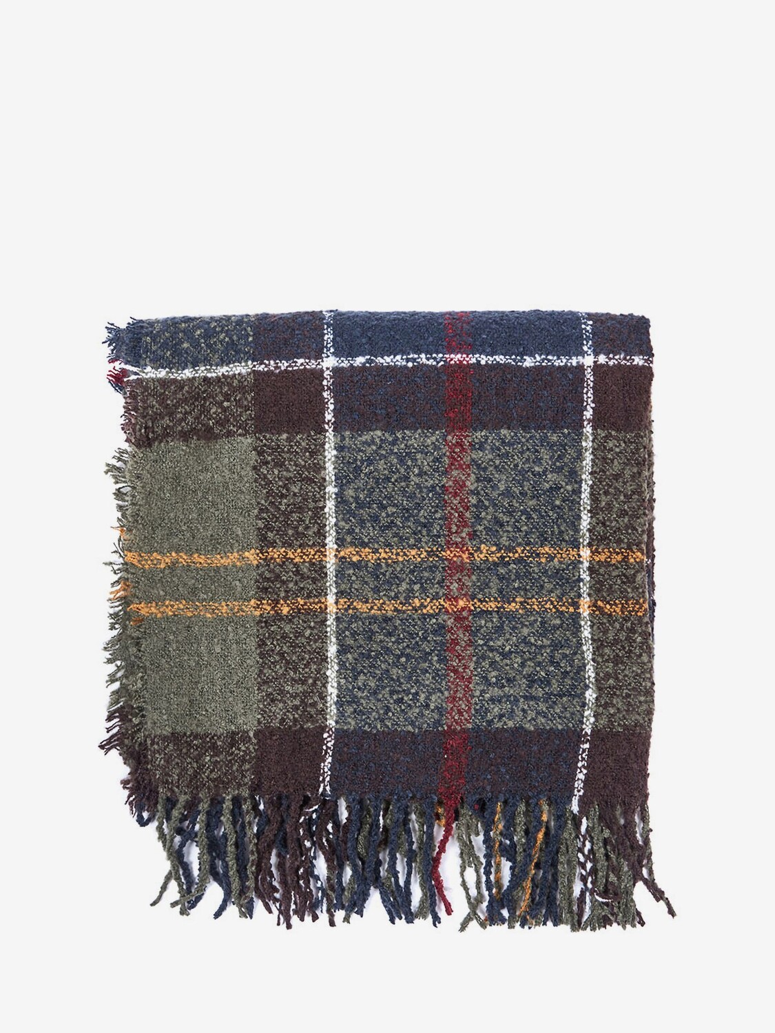 

Шарф-букле в клетку тартан Barbour, классический тартан