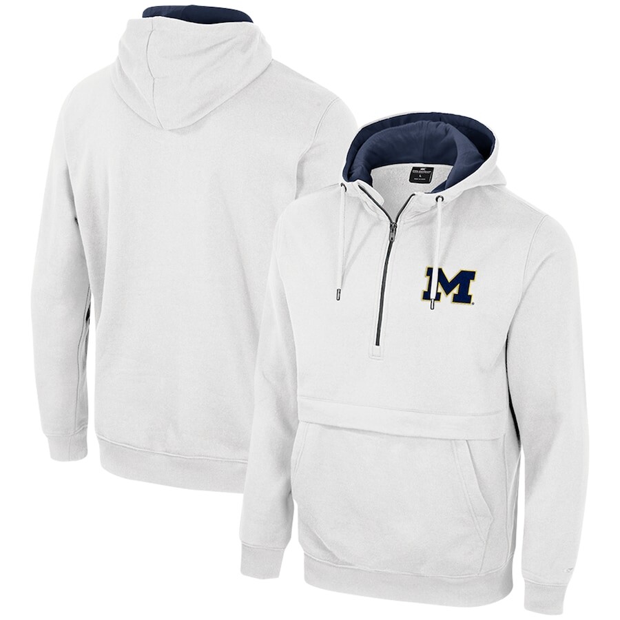 

Толстовка на молнии Colosseum Michigan Wolverines, белый