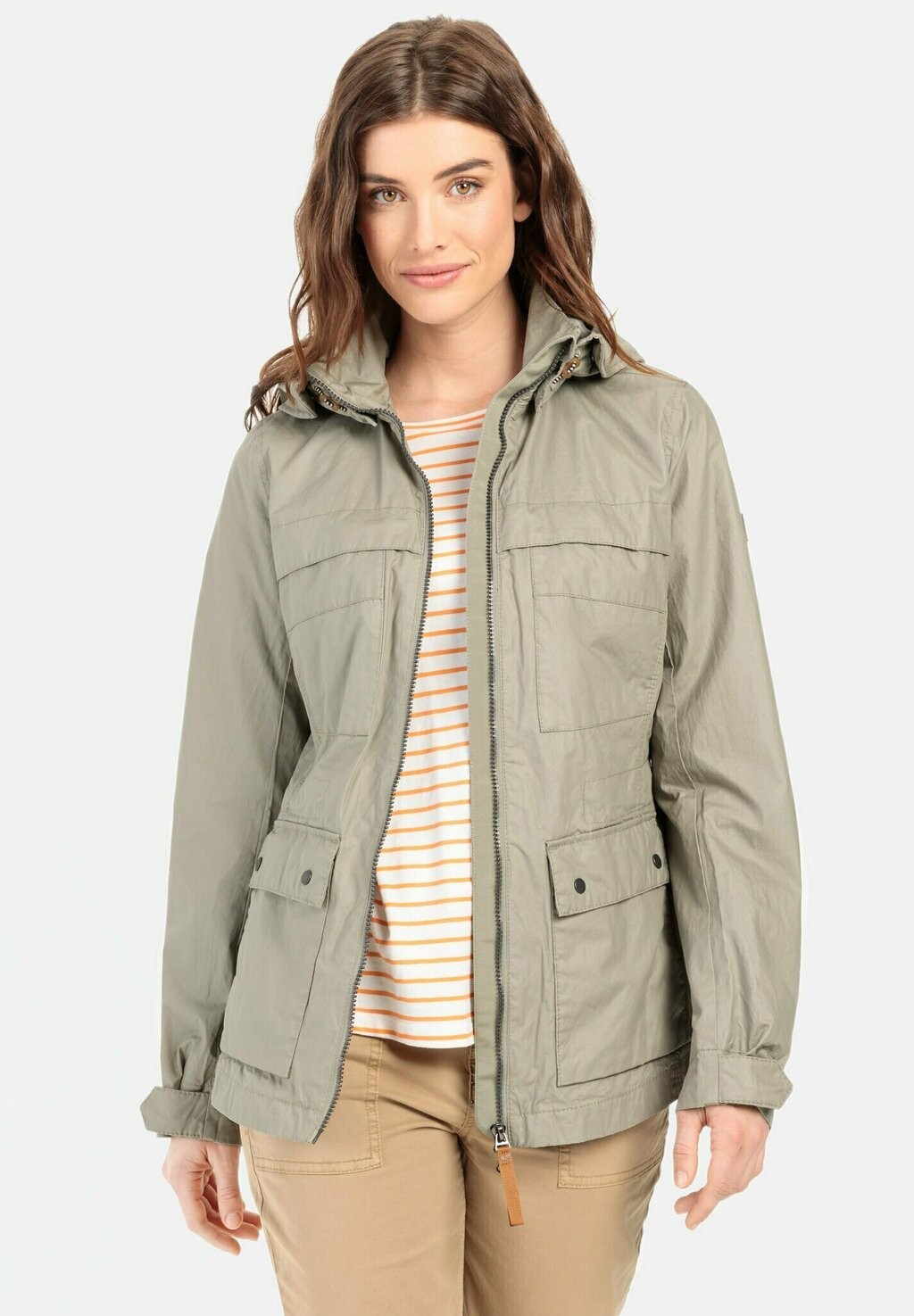 

Демисезонная куртка AUS REINER IM VINTAGE LOOK camel active, цвет sage