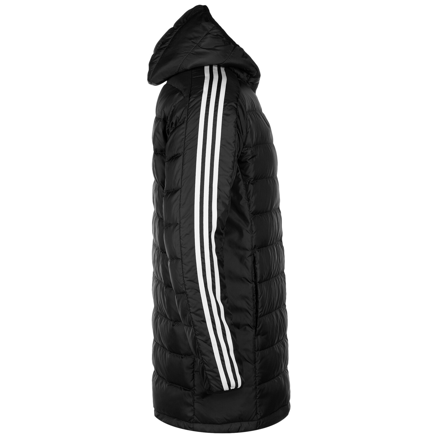 

Куртка Adidas Sportswear Winterjacke Essentials 3 Streifen Light Hooded, черный