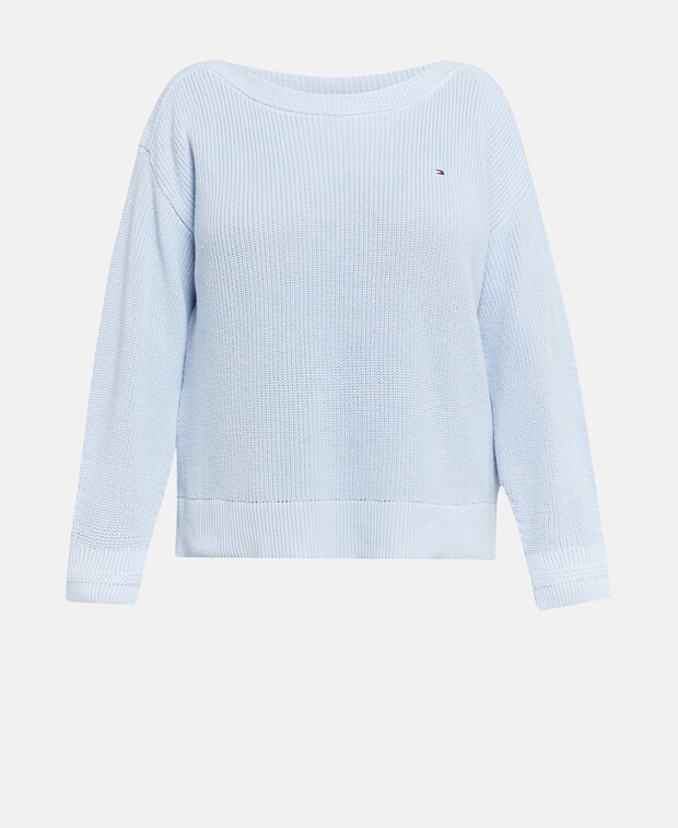

Джемпер с длинными рукавами Tommy Hilfiger Curve, светло-синий