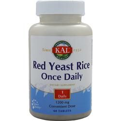 KAL Красный дрожжевой рис (1200 мг) 60 таблеток
