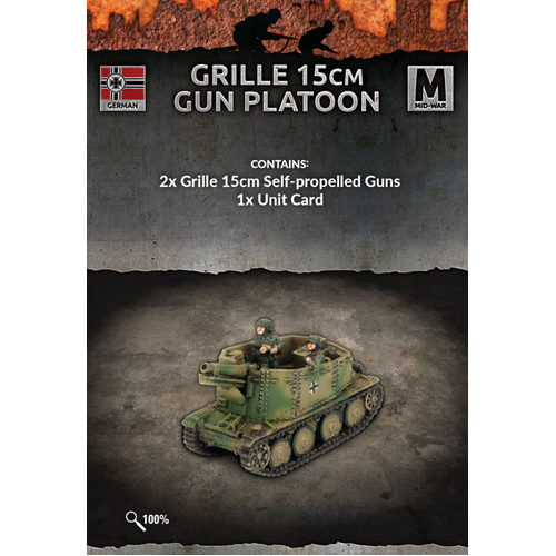 Фигурки Flames Of War: Grille 15Cm Gun Platoon (X2) фигурки churchill 3″ gun carrier x2