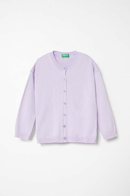 

Кардиган для детей United Colors of Benetton, фиолетовый