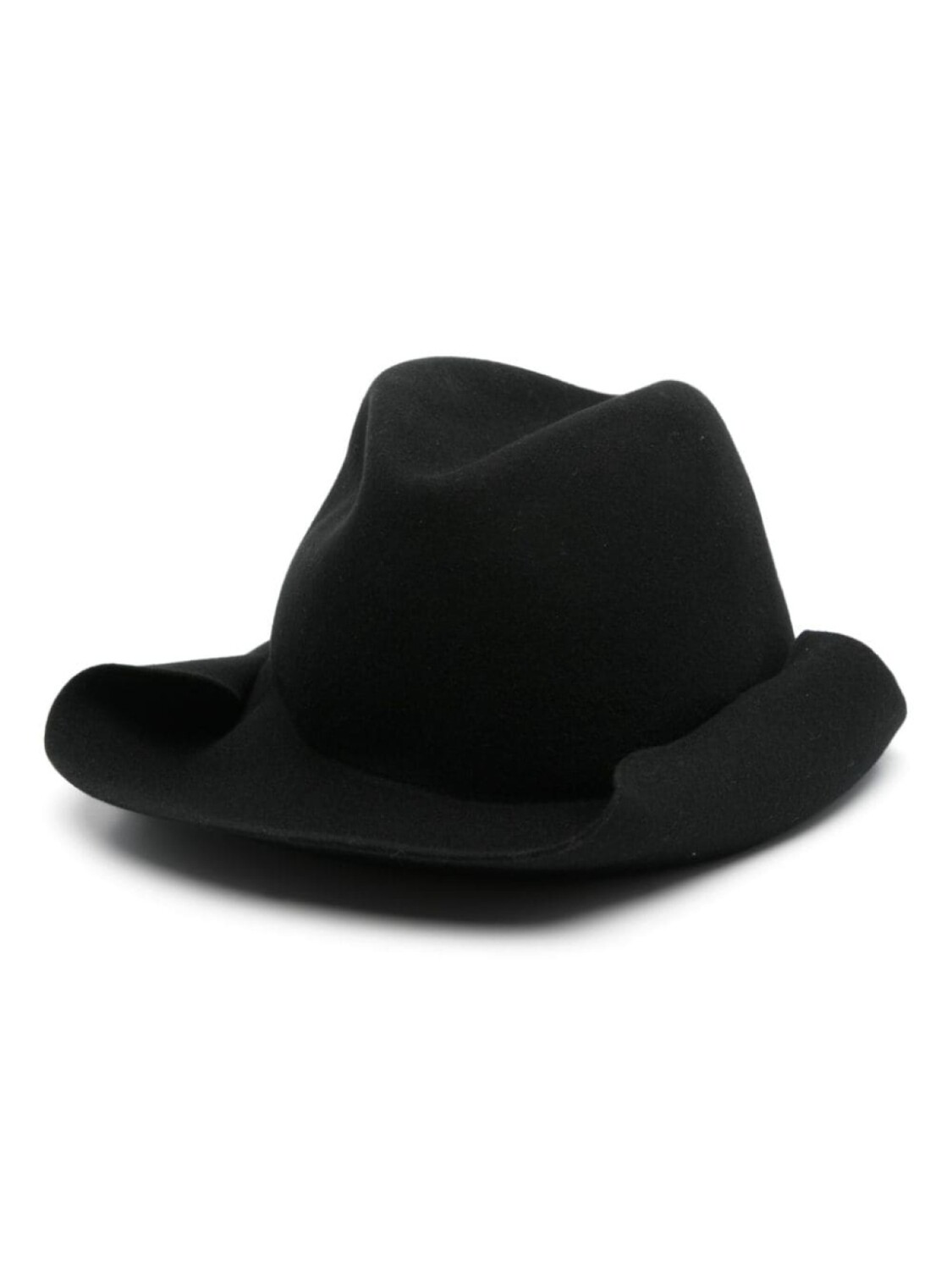 

Yohji Yamamoto шляпа с подвернутыми полями, черный
