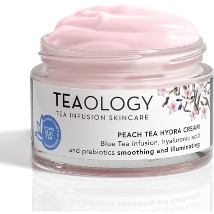 Teaology Peach Tea Hydra Cream 50 мл Увлажняющий дневной и ночной крем Натуральная косметика Веганская, Teaology Tea Infusion Skincare