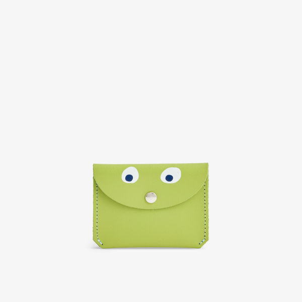 Кожаный кошелек Google Eye с передним клапаном Ark Colour Design, зеленый декоративная шипцы universal ark shell