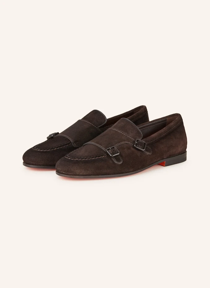 

Двойные монахи Santoni, коричневый