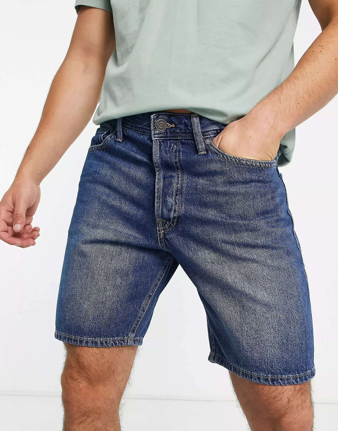 

Синие джинсовые шорты свободного кроя Jack & Jones Intelligence