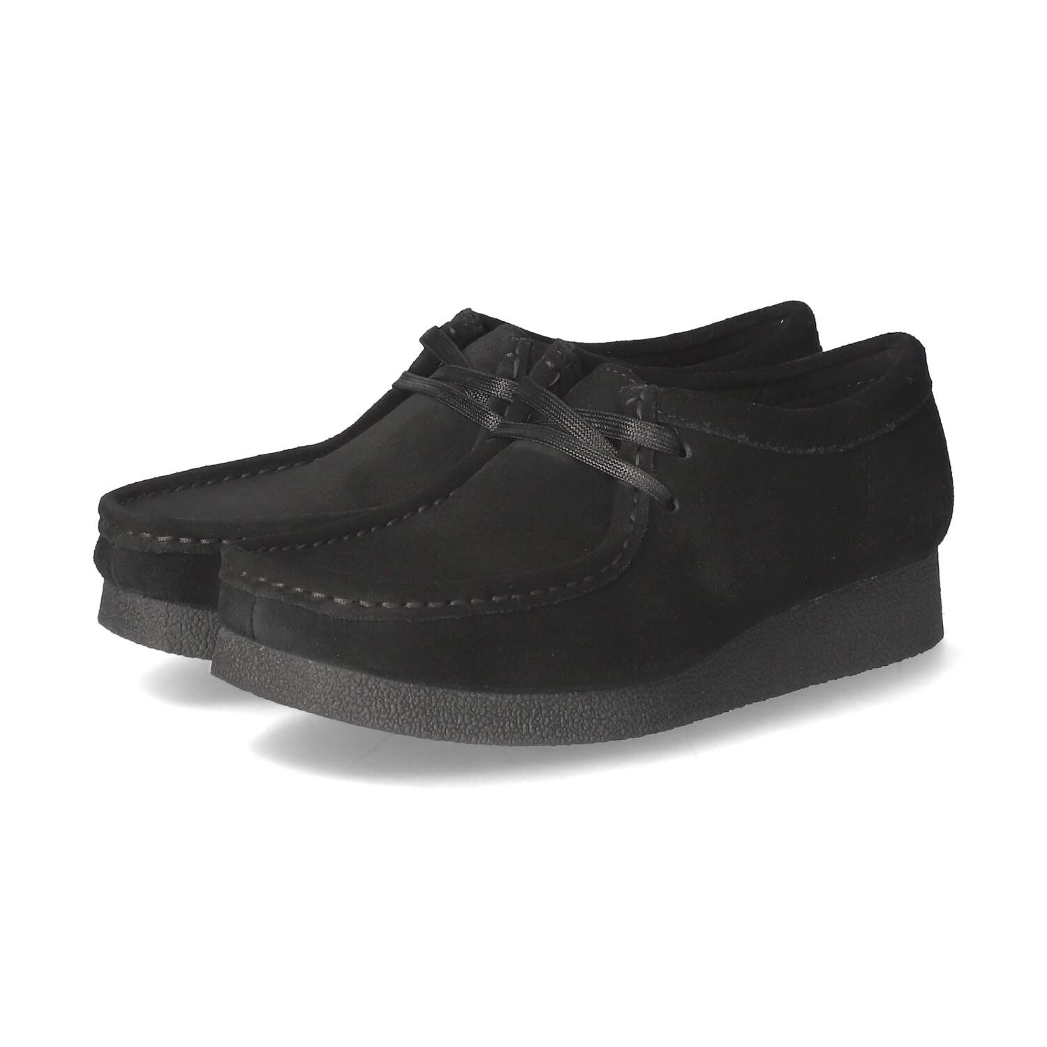 

Ботинки Clarks Halbschuhe WALLABEE, черный