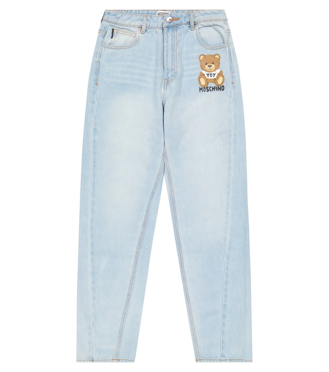 

Джинсы с логотипом Moschino, синий