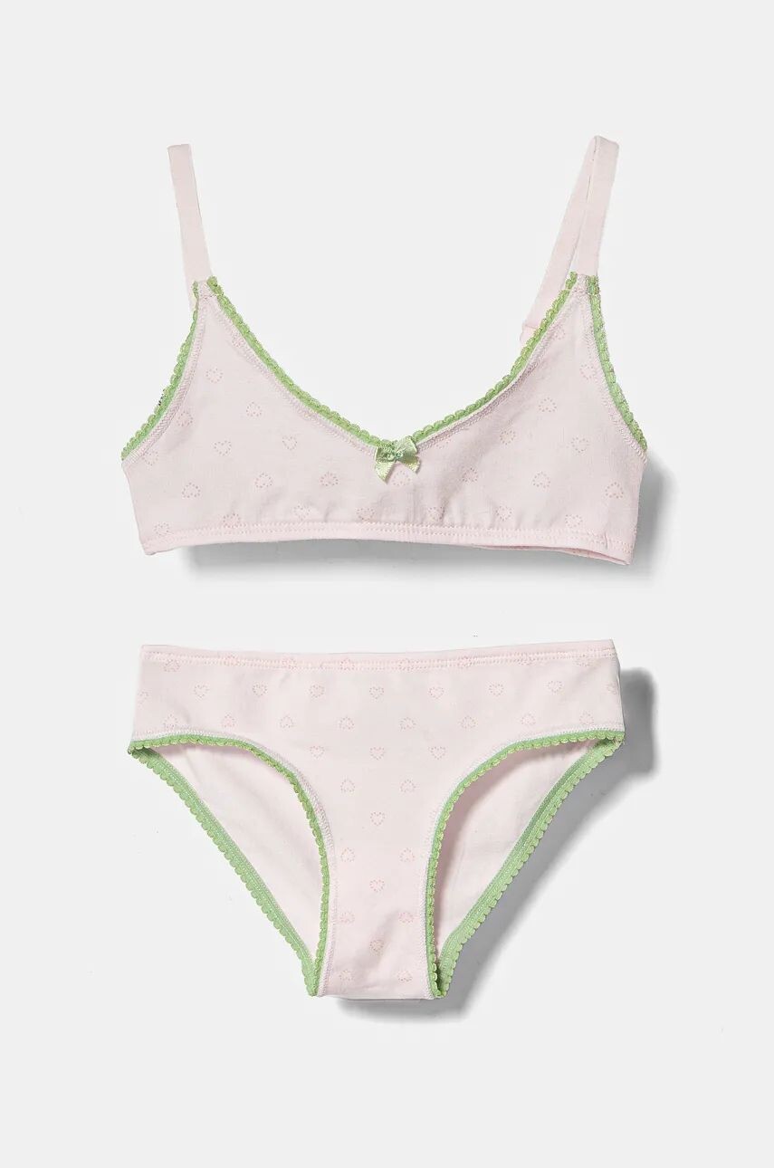 

Детский бюстгальтер и трусики United Colors of Benetton, розовый