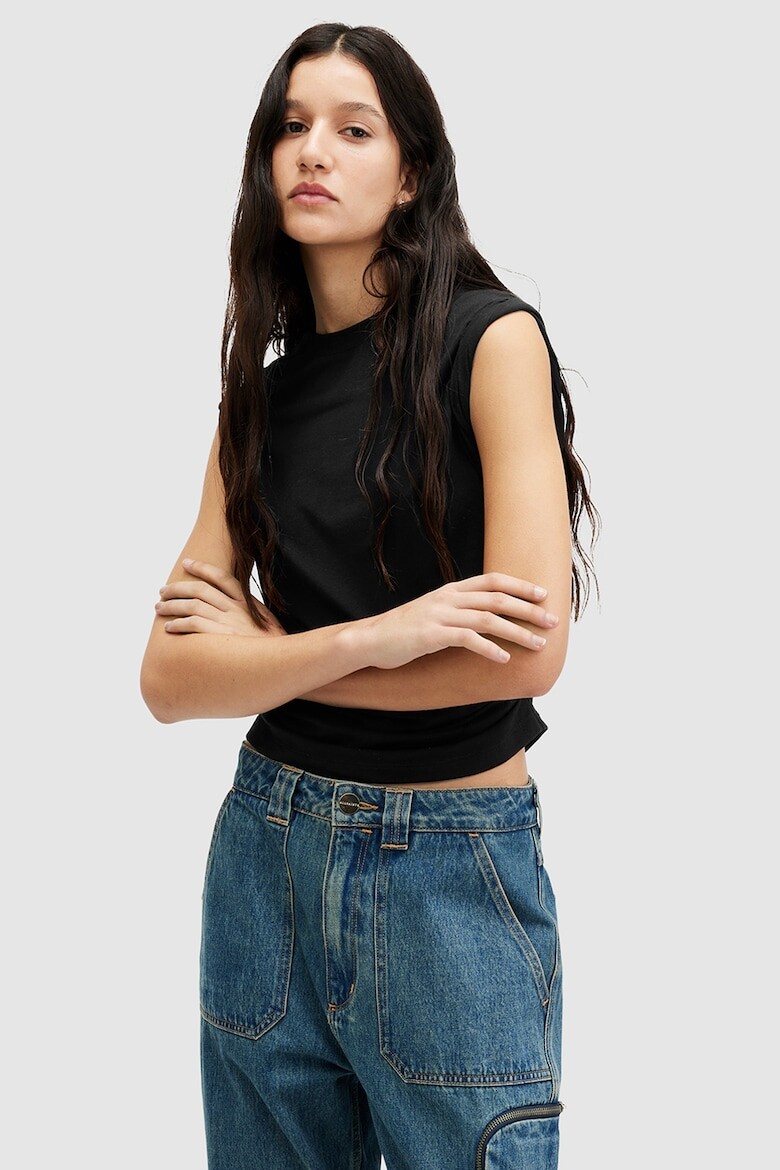 

Тонкий топ с модалом West Allsaints, черный