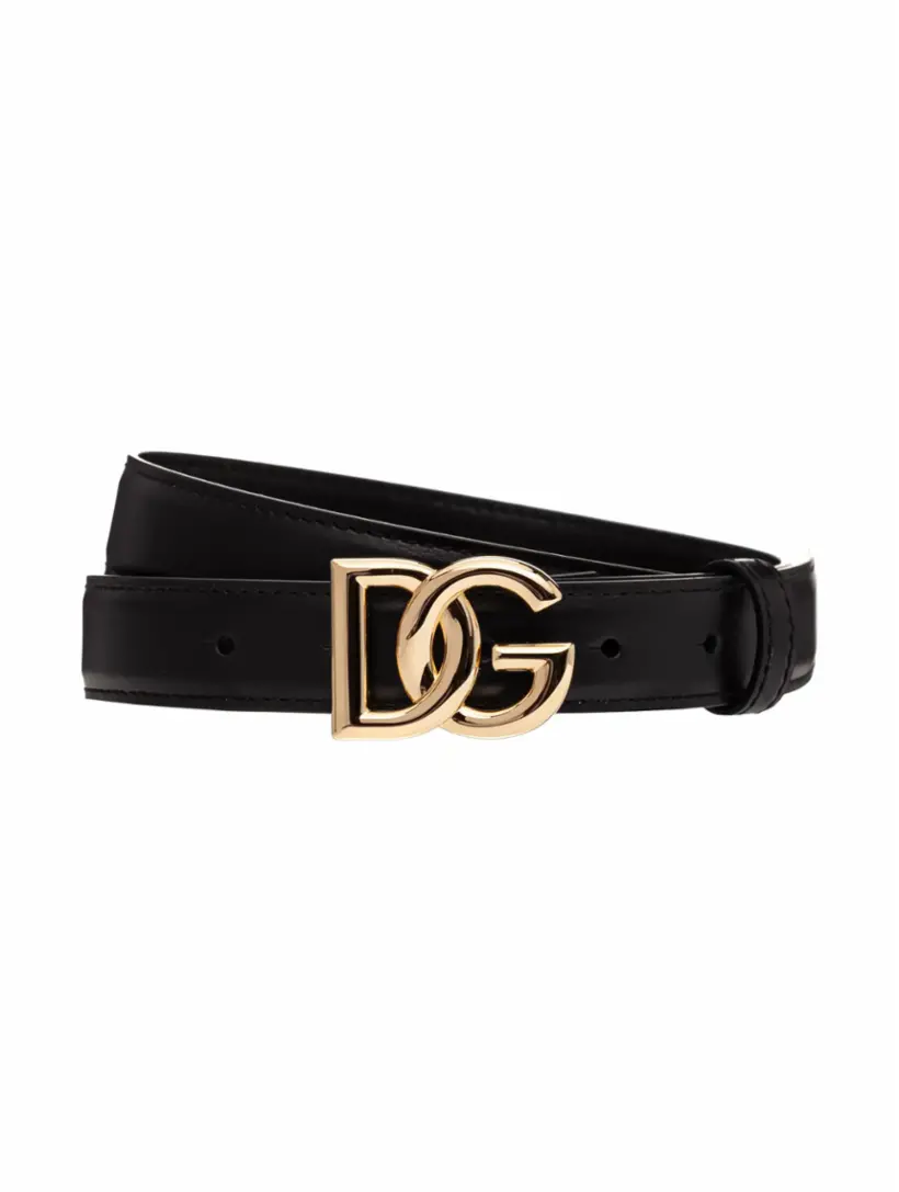 

Кожаный ремень DG Dolce&Gabbana, черный