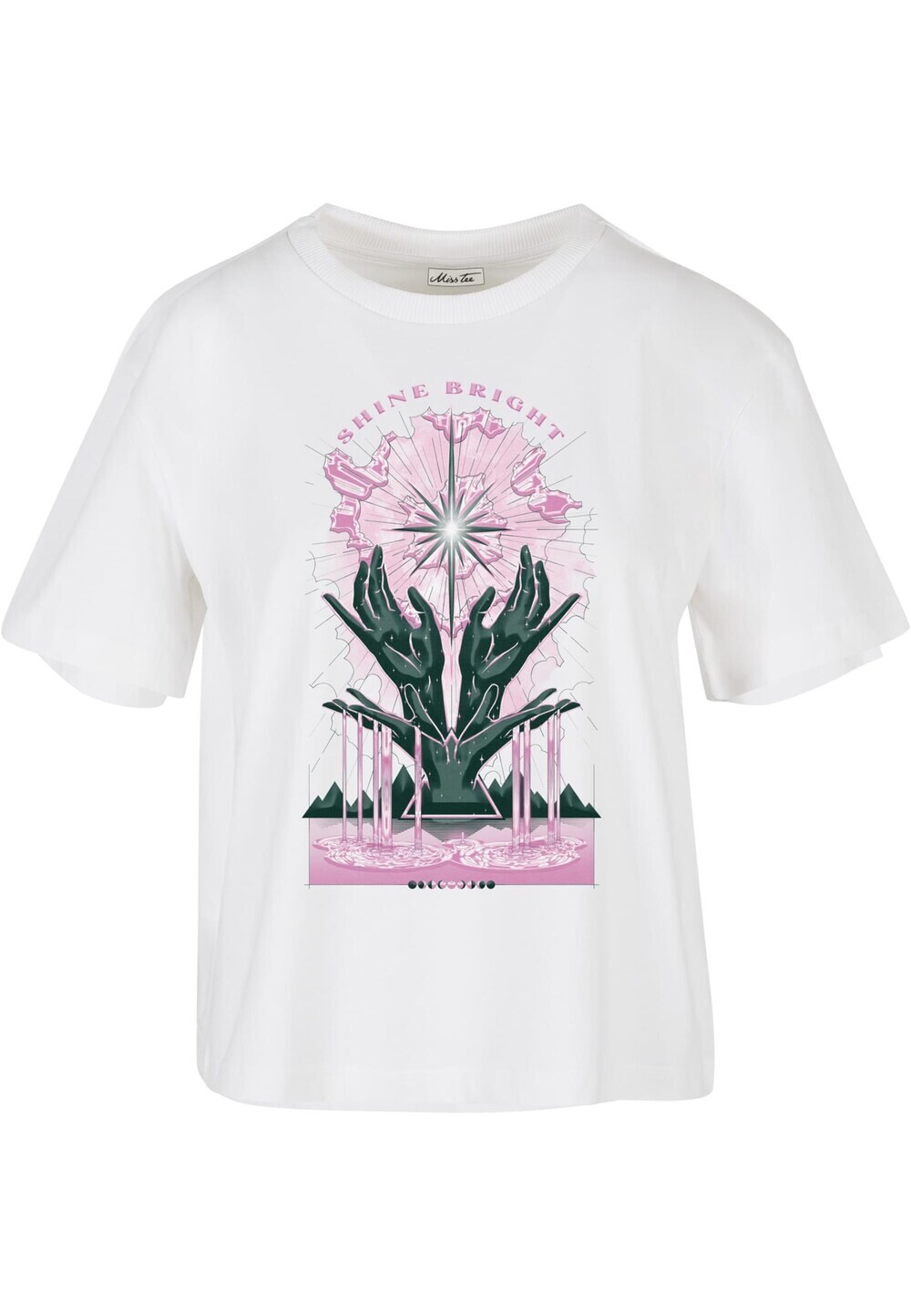 

Рубашка Mister Tee Shine Bright, белый