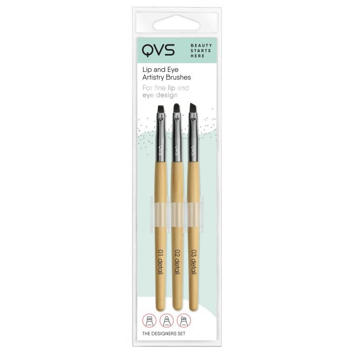 

Набор косметики Set Pinceles para Labios y Ojos Truyu, 3 unidades