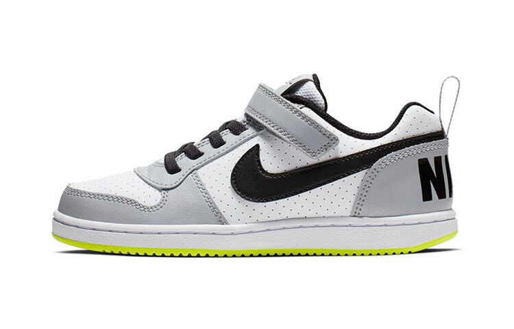 

Кроссовки Nike Court Borough Low для скейтбординга, серый / желтый / зеленый