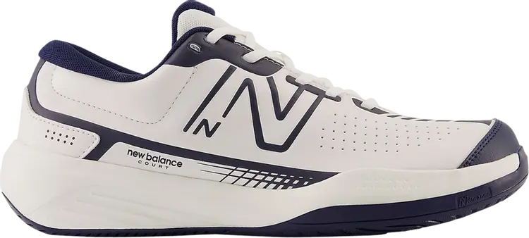 

Кроссовки 696v5 2E Wide 'White Navy', белый