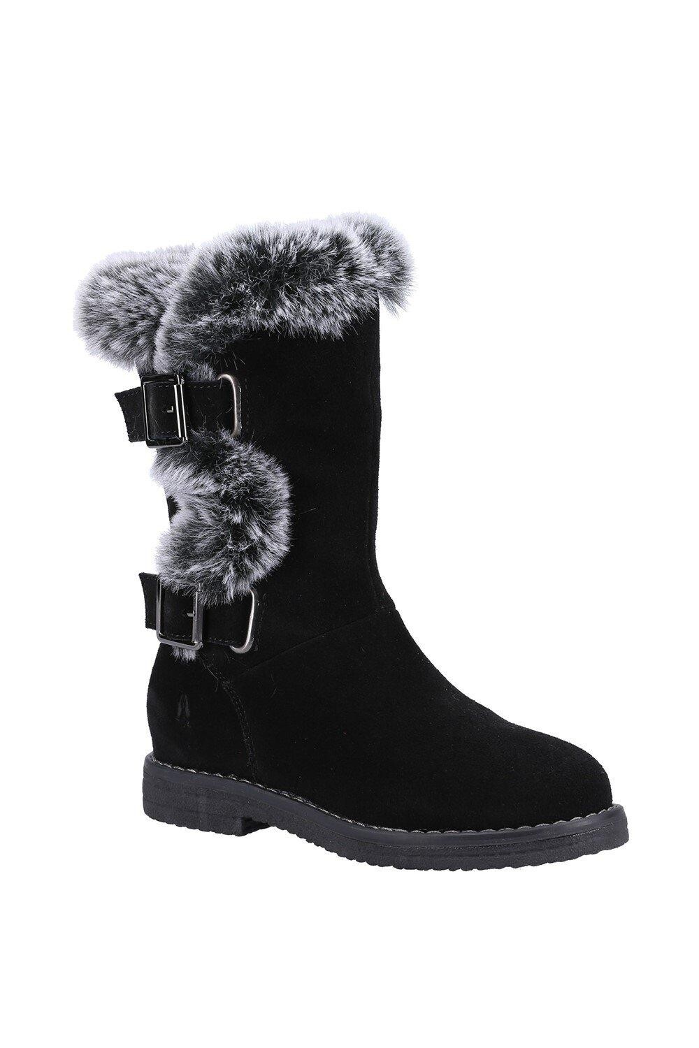 

Замшевые ботинки Mini Megan Hush Puppies, черный